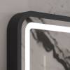 Зеркало Equil Stoune zkSTOUNE50-15 c подсветкой, черное, 50x90 фото 4