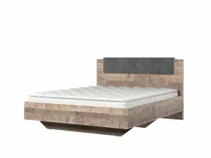 Кровать НК-Мебель Hugo Дуб Гранж 72504917 160х200