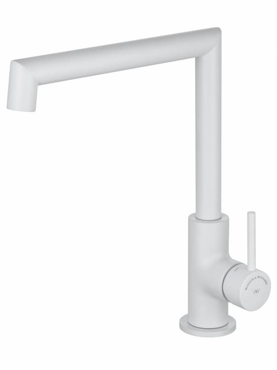 Смеситель для кухни Wonzon & Woghand WW-L1005-MW белый матовый