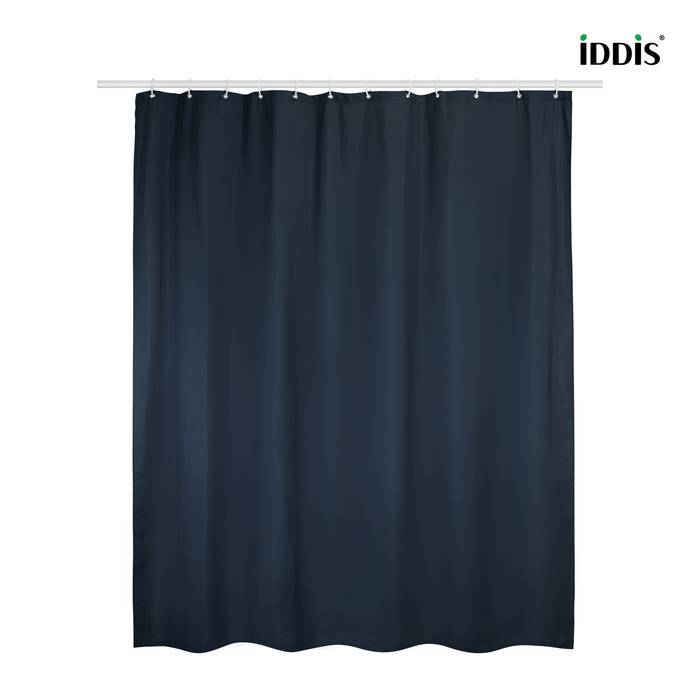 Штора для ванной Iddis Basic B69P218i11 полиэстер, 180x200, синий