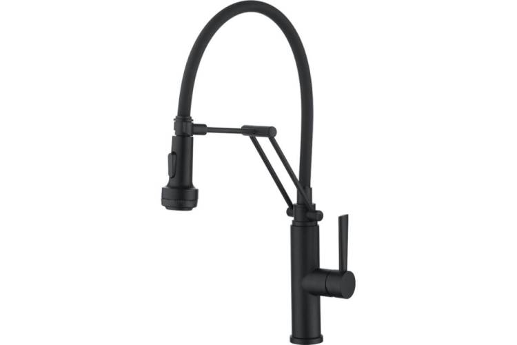 Смеситель для кухни EMAR Steel ЕСВ 7012 Black