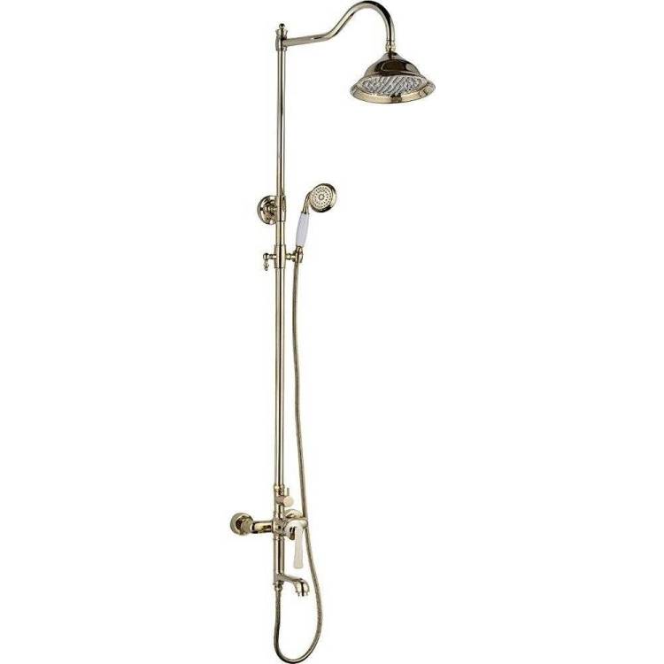 Душевая стойка Haiba HB24181-5 золотая