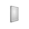 Зеркало BelBagno SPC-KRAFT-600-800-LED-TCH-WARM-NERO с подсветкой и подогревом, Черный фото 2