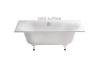 Ванна из искусственного камня Астра-Форм Лира 170x75 Solid Surface, белая матовая фото 3
