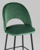 Набор из 2 барных стульев Stool Group Меган AV 415-H30-08(B) X2 зеленый, велюр фото 8