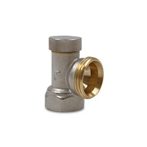 Клапан запорный Primoclima Armature PC3412RANN угловой ВР-НР 1/2"х3/4", без хвостовика, никель