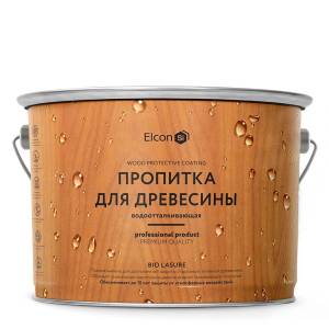 Пропитка водоотталкивающая для дерева Elcon Bio Lasure сосна 9 л