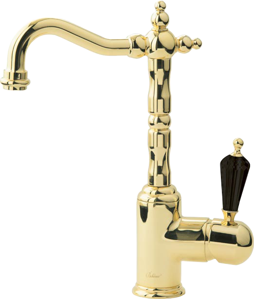 Смеситель для раковины Boheme Tradizionale Nero 252 золото