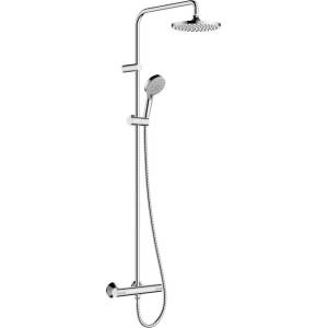 Душевая стойка Hansgrohe Vernis Shape 26318000 Showerpipe 200 1jet Green, хром, с термостатом