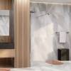 Душевая перегородка Wasserkraft Rur 30W39-MG профиль хром, стекло матовое, 90x200 фото 3