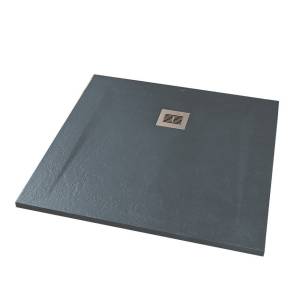Поддон для душа Sanitana Rocks SP301384384100590 900х900 антрацит