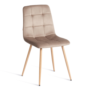 Стул Tetchair Chilly (mod. JSC-220) 24349 бежевый, натуральный, велюр