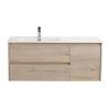 Тумба под раковину BelBagno KRAFT-1000-2C-1A-SO-RGB-L Rovere Galifax Bianco, 100x50x46