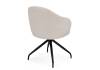 Стул на металлокаркасе Woodville Bekar 15970 бежевый / черный фото 6