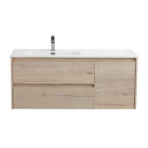 Тумба под раковину BelBagno KRAFT-1000-2C-1A-SO-RGB-L Rovere Galifax Bianco, 100x50x46