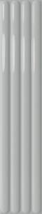 Керамическая плитка Dna Tiles Plinto Out Grey Gloss 10.7x54.2