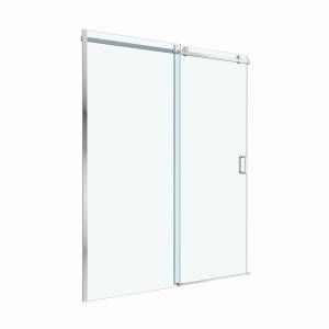 Душевая дверь в нишу BelBagno SOFT_CLOSE-2-BF-1-160-C-Cr профиль хром, стекло прозрачное, 160x200