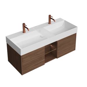 Тумба под раковину Kerama Marazzi Grande GR.120.2\SNUT структурированный орех, 120 см