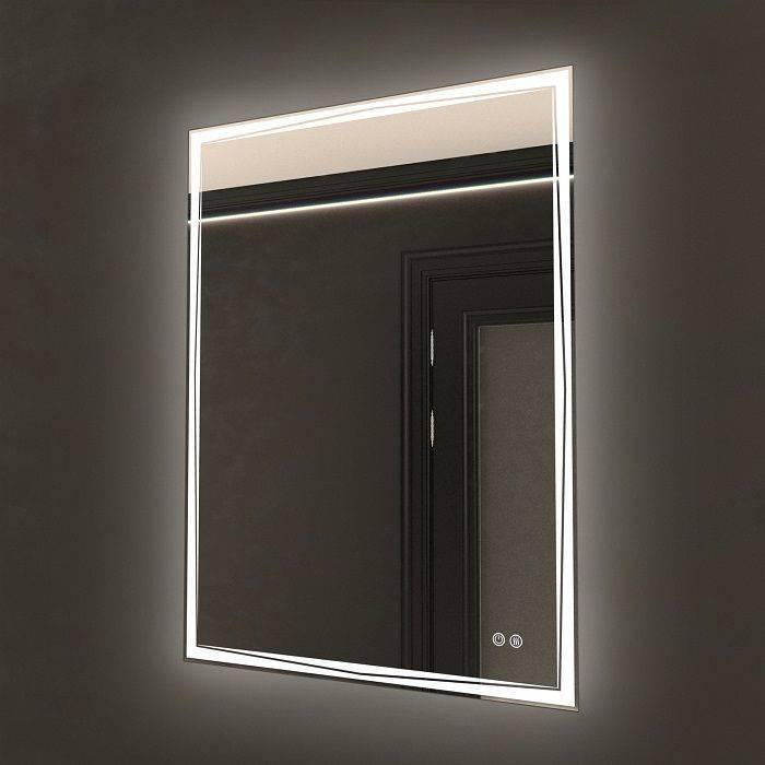Зеркало с подсветкой и подогревом Art&Max Firenze 600x800" AM-Fir-600-800-DS-F-H