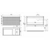 Тумба под раковину Sancos Snob T SNT100RW 100 см, R, Bianco фото 6