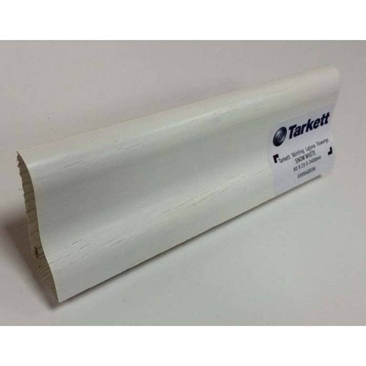 Плинтус шпонированный Tarkett Белоснежный 2400x60x23