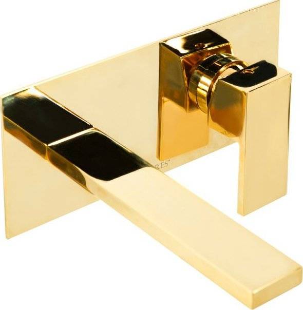 Смеситель для раковины Cezares Unika BLI1-03/24 С ВНУТРЕННЕЙ ЧАСТЬЮ золото