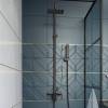 Система для душа наружного монтажа EXCELLENT Rain Keria AREX.2081BL (черный мат) фото 3