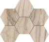 Мозаика Estima Bernini 67339 Mosaic/BR01_PS/25x28,5/Hexagon Hexagon Pearl полированная 25x28,5