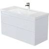 Тумба с раковиной Aquanet Nova Lite 2.0 110 365917 Белый глянец