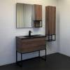 Тумба с раковиной Comforty Равенна Лофт-90 00-00006655 дуб темно-коричневый фото 9