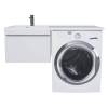 Тумба под раковину Uperwood Magenta 5930205153 под стиральную машину, подвесная, выдвижной ящик, белая, 60 см