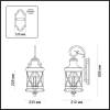 Уличный настенный светильник Odeon Light Nature Sation 4045/3W фото 2