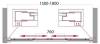 Шторка на ванну BelBagno Unique VF-2-150/180-140-P-Cr фото 6