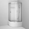 Душевая кабина Am.Pm X-Joy W94C-401A-090MT 90x90, 1/4 круга, профиль матовый хром, стекло прозрачное фото 5