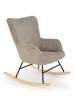 Кресло-качалка Halmar Belmiro V-CH-BELMIRO-FOT-POPIELATY серый фото 2