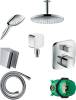 Душевой комплект Hansgrohe Raindance Select E 300 27337000+26550000+28331000+28272000+27414000+15771000+1800180
