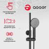 Душевая стойка Agger Thermo A2451244 черный фото 12