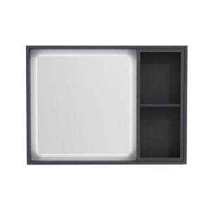 Зеркало Black&White U910.MC1000 белое, 95x70