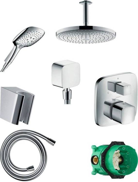 Душевой комплект Hansgrohe Raindance Select E 300 27337000+26550000+28331000+28272000+27414000+15771000+1800180
