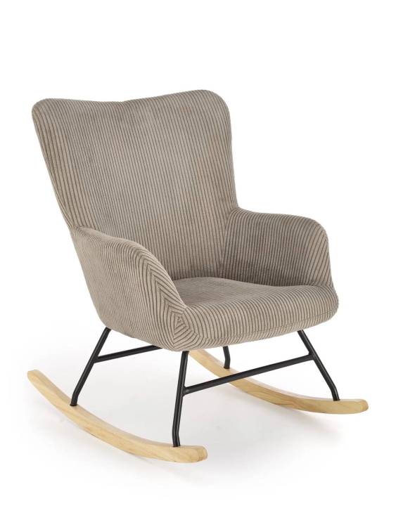 Кресло-качалка Halmar Belmiro V-CH-BELMIRO-FOT-POPIELATY серый