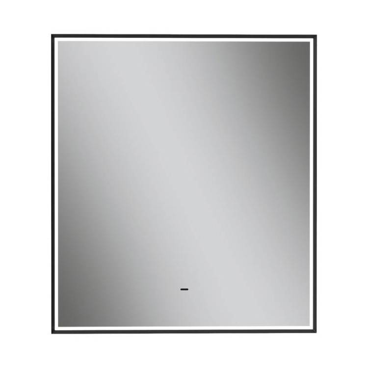 Зеркало Equil Forest zkFRST.LED80-15 с подсветкой, черный, 80x70