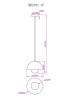 Подвесной светильник MyFar Dorothy MR2181-1P фото 2