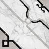 Декор Kerranova Marble Trend K-1000/MR/d01-cut Carrara 60x60