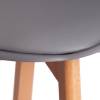Стул барный Tetchair Tulip Bar (mod. C1014H-1) 21242 Grey (серый) 92717/натуральный 42x47.5x104 фото 7