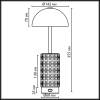 Настольная лампа светодиодная аккумуляторная Odeon Light Exclusive Lulu 5452/5TLA фото 2