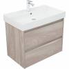 Тумба с раковиной Aquanet Nova Lite 75 305242 подвесная, орех светлый фото 4
