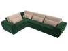 Диван угловой Лига Диванов Лига-008 Long 118712L зеленый, бежевый, левый фото 6