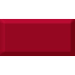 Керамическая плитка Absolut Keramika Monocolor Fuego Biselado Brillo 7.5x15