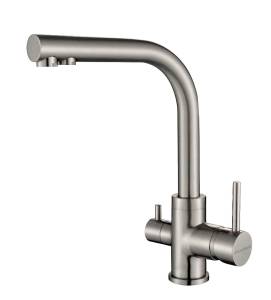 Смеситель для кухни Paulmark Essen Es213011-BS брашированная сталь