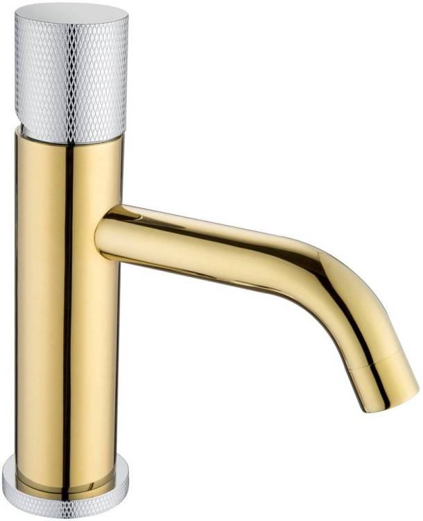 Смеситель для раковины Boheme Stick 121-GCR.2 Gold Touch Chrome
